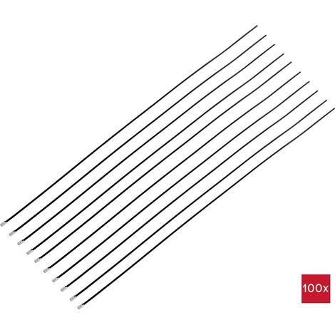 TRU COMPONENTS TC-12647604 Stahlkabelbinder 840 mm 4.6 mm AISI 304 mit Beschichtung 100 St. (1/2)