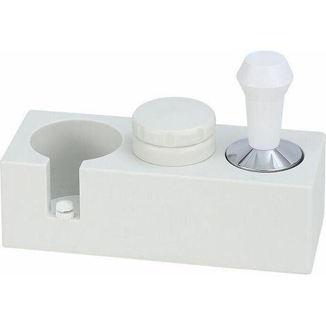 royaluxe - Support de Tapis de Tassement de Café Support de Fabricant de Poudre de Tasseur en Acier Inoxydable et Silicone, Accessoires de Barista pour Débutants (1/5)