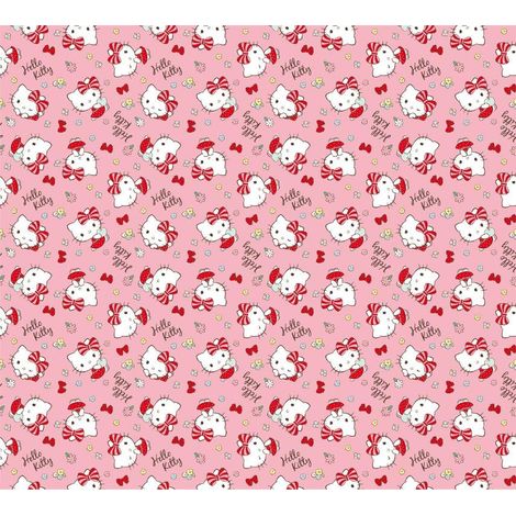 Hello Kitty Coppia di Tende per Finestre Rosa 180x160cm