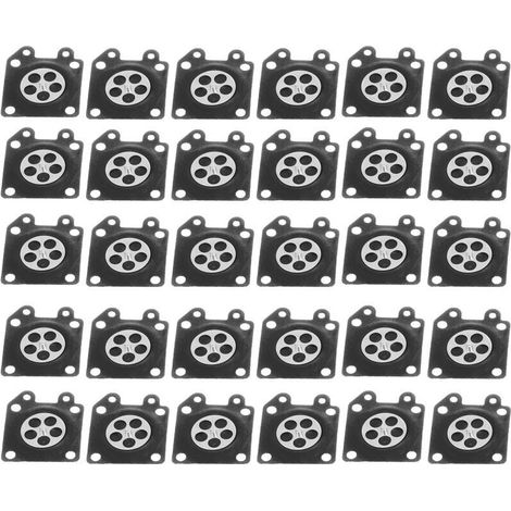 30Pcs/Set Joint de membrane de carburateur Accessoire pour tronçonneuse ZAMA 2500/3800/4500/5200/5800 (1/4)