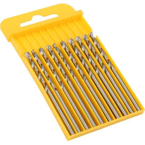 10 Boxes Twisted Drill Bits High Speed Steel Straight Shank Woodworking Drilling Tool2.8 10pcs per box / 4241 (10 boxes in total) High Speed Steel (1/5)