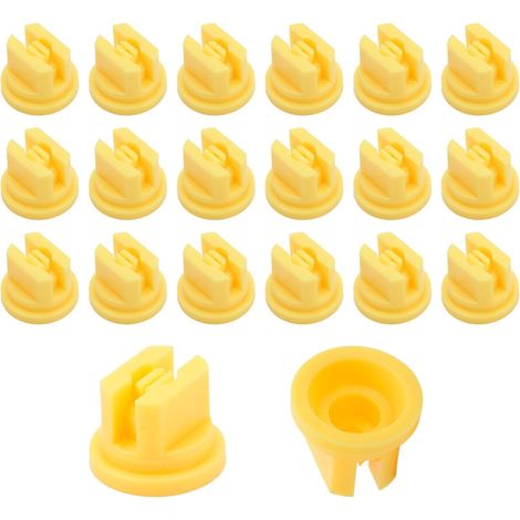 20 Pièces Embout de Pulvérisation à Ventilateur Plat Embout de Pulvérisation à Pore de 0,2 mm à 110 Degrés Embout de Buse en Plastique pour Équipement Agricole Nettoyage par Pulvérisation (1/5)