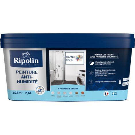 Pittura antiumidità Rip etanch, RIPOLIN bianco 2,5 l RIPOLIN