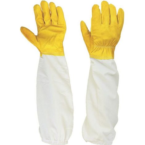 1 Paire de Gants Jaunes pour Apiculteur à Main Douce, Pouce Droit, Taille XXL (1/4)