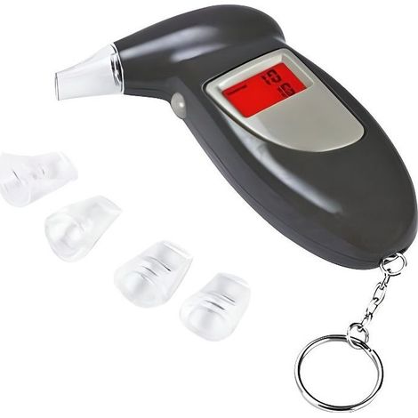 Online Store - Éthylotest Électronique Alcootest Numérique Trousseau Portable Alcool Testeur Numérique d'alcoolémie (1/4)
