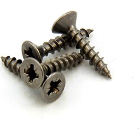 Viti In Acciaio Inossidabile Per Artigianato, Fai -Da -Te, Costruzione E Magneti Contropiede - Testa Da 8mm Di Diametro x 3,9mm Fila Di Diametro x 19mm Di Lunghezza - Confezione Di 10 Di 10