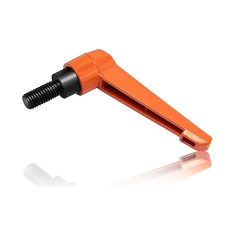 Verstellbare Klemmhebel Griff M12 Spanngriff Griffmutter Klemmgriff Verschlusshebel Außengewinde Griff Maschinengriffe 25mm (1/5)