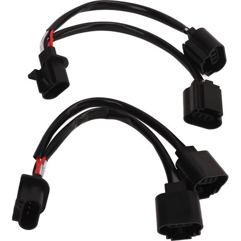 Faisceau de câblage adaptateur pour phares LED H13 9008, prise mâle-femelle, installation sans modification, pour camion et pickup, lot de 2 (1/5)