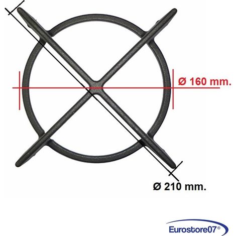 Griglia ghisa brunita cucina aeg - zanussi Ø 160\210 mm. 3546587019 (1/4)