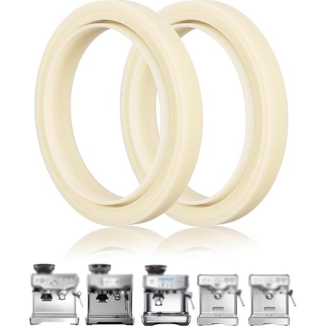 Zwei 54-mm-Silikon-Dampfringe für Breville 878/870/860/880/810/840/450/500 und Sage 880/878/875/870/810/500 Espressomaschinenzubehör, Dichtungen (1/5)