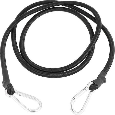 Elastische koorden van 2 meter lang met haken. Extra sterke, uitrekbare koorden voor het vastmaken van zeilen, fietsen, auto's en bagage. (1/5)