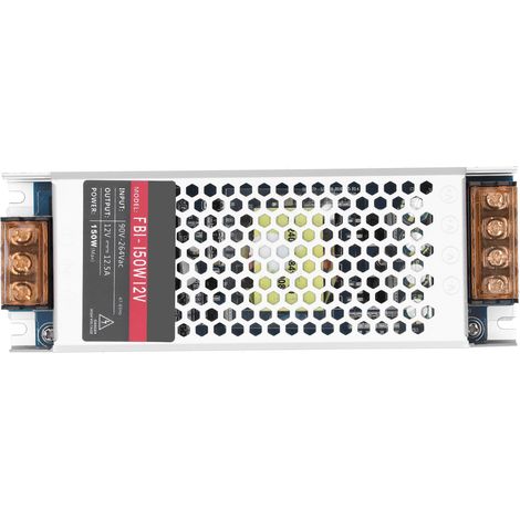 Alimentation à découpage transformateur LED ultra plat 150W AC90-264V DC 12V industriel
