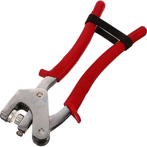 Pince à Sceller en Fer Poignée Coudée Rouge pour Compteur Électrique et Conteneur, Durabilité Renforcée et Scellement Précis, Outil pour Électricien (1/5)