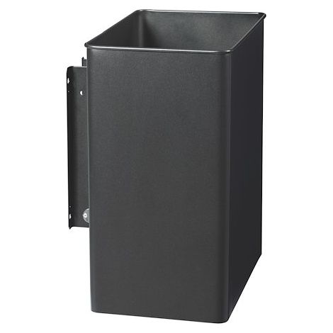 Corbeille Pivotante Tourny 27l Rectangulaire Gris Manganese (1/4)