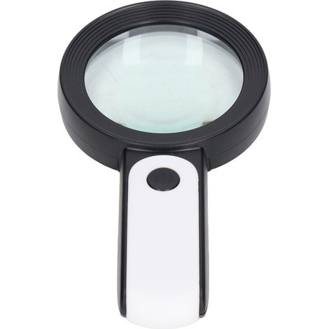 Ultraleichte 30-fache HD-Handlupe, optisches Glas mit LED-Beleuchtung, Schwarzweiß-Lesefunktion, tragbare Präzisionslupe (1/5)
