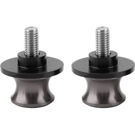 2 pièces 6mm moto CNC support arrière bras oscillant bobine curseurs support bras oscillant bobines (titane) (1/5)