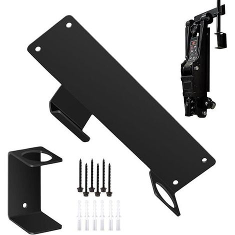 Support mural pour cric hydraulique automobile - 25,4 x 6 x 4,5 cm - Garage et atelier (1/5)