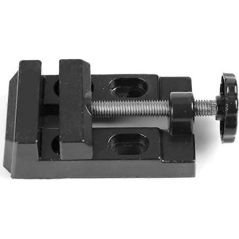 Étau de table Dremel - Mini étau plat en acier pour perceuse à colonne et outils de sculpture en alliage d'aluminium (1/4)