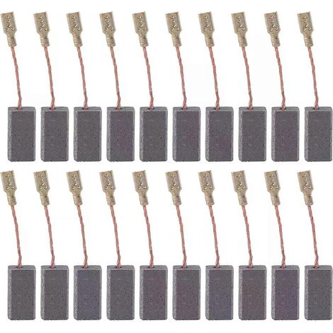 20 Stück/Set Kohlebürsten für Winkelschleifer, Ersatzteile 1585mm, Motorkohlebürsten, Elektrowerkzeugzubehör - JXLGV (1/4)