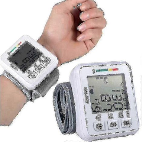 Blood Pressure Monitor with Adjustable Bracelet and LCD Display for 2024 Models New (1/4)