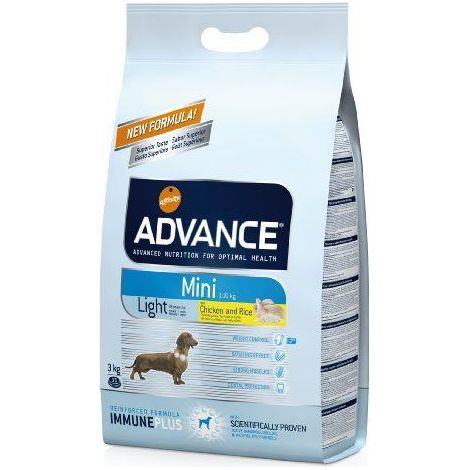 Advance chien mini  light poulet 3kg (1/3)