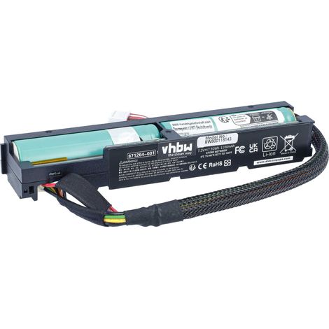 vhbw Akku kompatibel mit HP Smart Array P441 Controller, P840ar Controller, P816i-a SR Controller Raid-Controller (1100 mAh, 3,7 V, Li-Ion) (1/5)