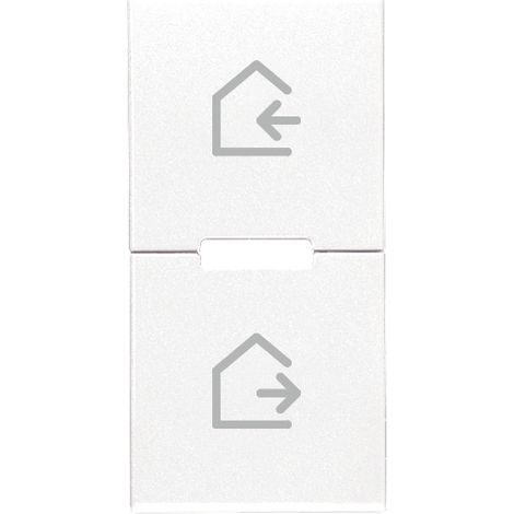 VIMAR - 20755.6.B Due mezzi tasti 1M scenari bianco