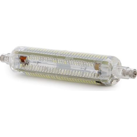 Ampoule À LED R7S Silicone 120Mm 360º SMD3014 10W 1000Lm 50.000H | Blanc chaud (CA-R7S-360-10W-118-CW) (1/3)