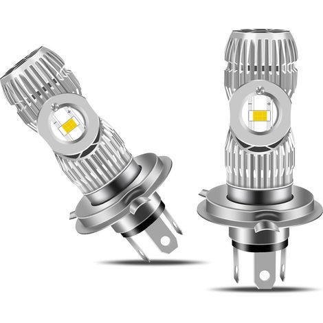 HS1 Ampoules LED H4 Phares Moto 1200LM 10W pour HS1 12V 35/35W Ampoules DC 9-80V (1/5)