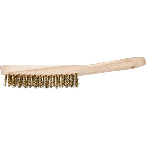 PFERD TOOLS Handbürste HBU 3reihig Messing-Draht-Ø0,30 universell einsetzbar 10 Stk (1/5)