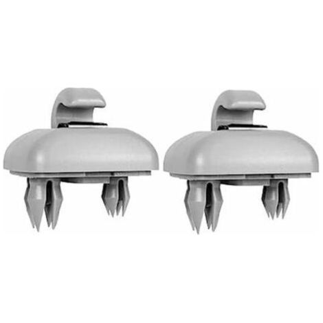 Clips Pare-Soleil Audi 8U0857562A ABS Gris Lot de 2