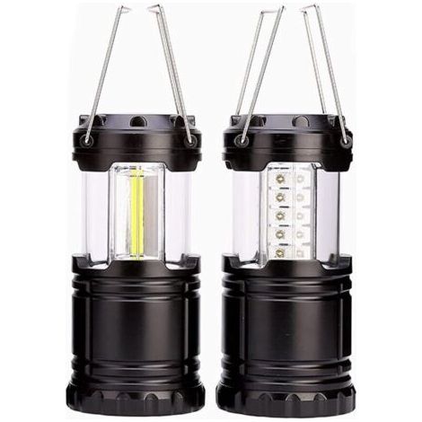 2 Pièces éclairage De Secours Pliable Lanternes Extérieures Portatives Etanche Lampe De Pêche Pliables Eclairage De Secours Lampe Camping Alimenté Par Pile Pour Camping Faire De La Pêche Aventure