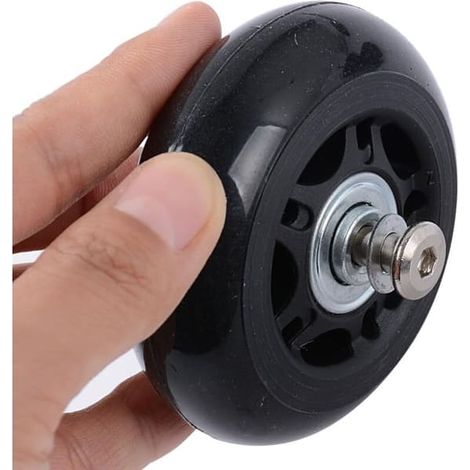 st Set Resväska Hjul Ersättning Reparationskit Tysta Gummi Axlar Reservhjul för Resväska Bagagetillbehör (45mm18mm)