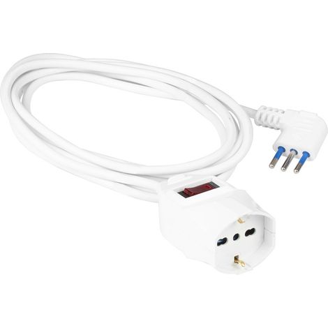 Alargador eléctrico poly-pool 3 metros blanco 10 16 A