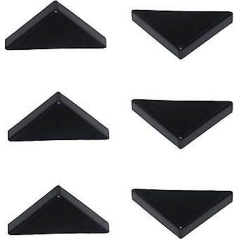 Protections d'angle - 20 protège-coins de table - Protections robustes - Noir - Plastique - Protections d'angle de table pour bébés et enfants (1/4)