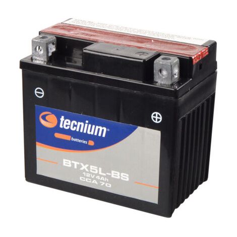 BATTERIA TECNIUM BTX5L-BS 12V 4AH COMPATIBILE CON YTX5L-BS