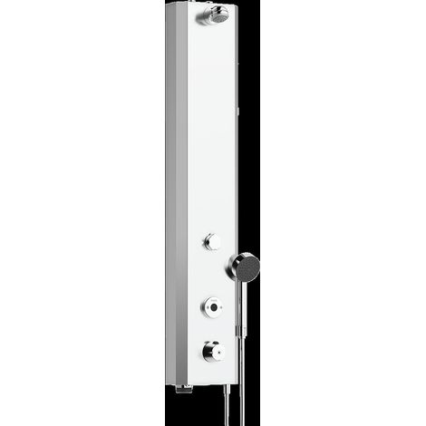 Mora tronic Duschpaneel WMS, mit Thermostat, Anschluss v. oben, mit Handbrause, Netzanschluss (1/2)
