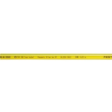 Festo PUN-H-6X1-TGE tubo aria compressa traslucido giallo 50m