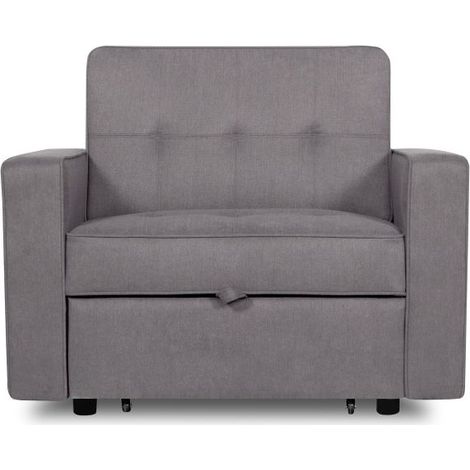 Sofá cama 1 plaza Soren Gris (ancho) x 91,5cm (alto) (1/5)