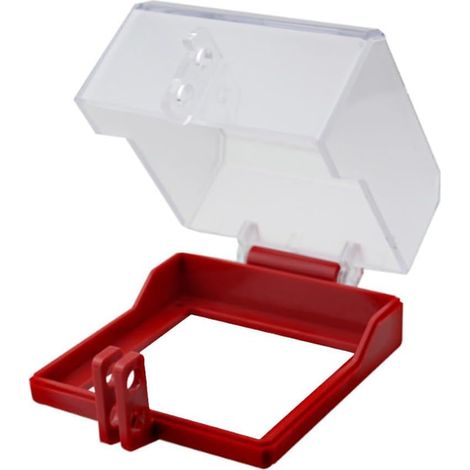 1 Pièce Couvercle de Bouton D'Arrêt D'Urgence avec Base Amovible, Protecteur de Commutateur à Bouton-Poussoir pour Bouton D'Arrêt D'Urgence. (1/5)