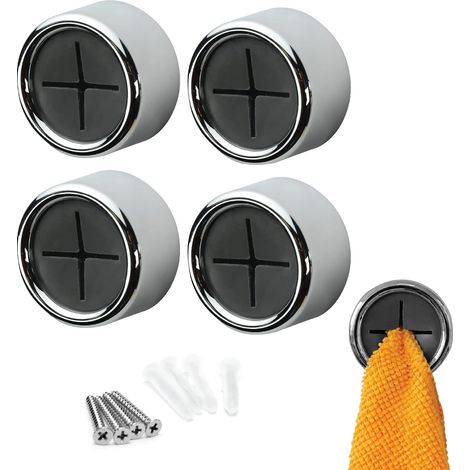 Convient pour une utilisation en cuisine, comme torchons et essuie-mains gris lot de 4. (1/3)