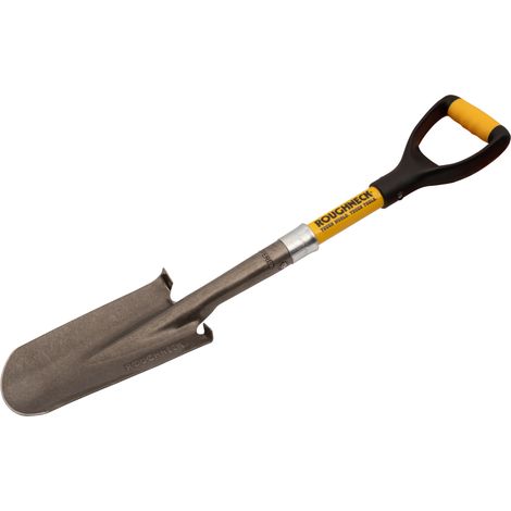 Pelle de Drainage 740 mm (29") – Lame Ronde Longue et Robuste pour Creuser des tranchées, caniveaux et Trous étroits et Profonds dans des espaces restreints (1/5)