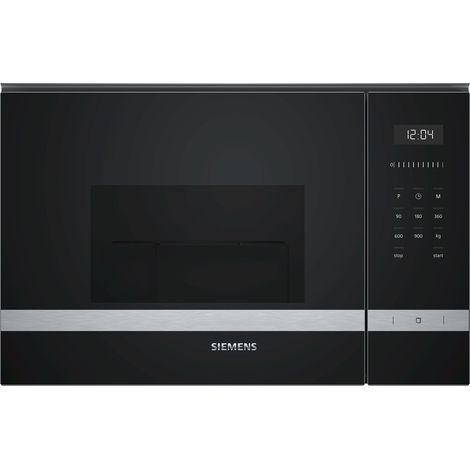 Siemens iQ500 BF555LMS0. Posizionamento dell'apparecchio: Da incasso, Tipo di prodotto: Solo microonde, Capacità interna: 25 L, Potenza Microonde: 900 W, Display incorporato, Tipo di display: LED, ... (1/5)