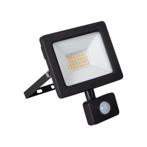 Projecteur LED MiLEDo GRUN 20W 4000K capteur IP44 noir (1/2)
