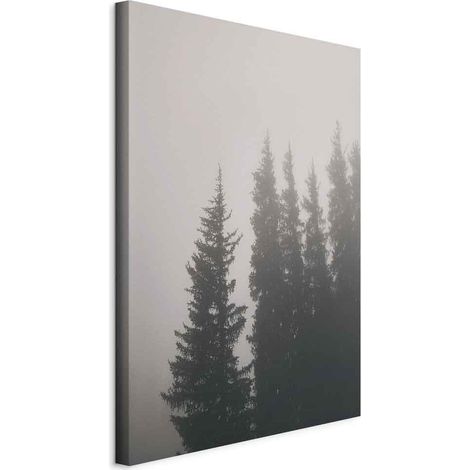Pintura - El olor a niebla del bosque (1 parte) vertical (1/5)