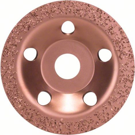 Bosch – Disque à lamelles 115mm – Grain moyen – Diamètre alésage 22,23mm – Pour béton, marbre et plastiques renforcés - 2608600176 (1/5)