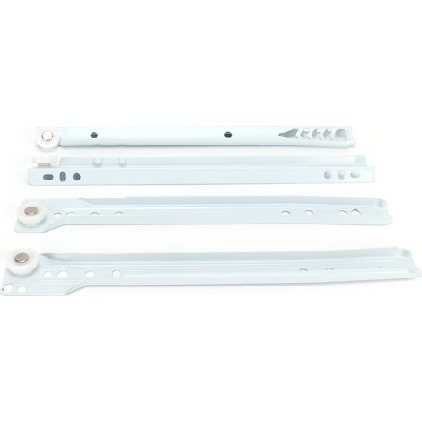 Kit de Coulisses de Tiroir en Acier Laminé à Froid, Rail Épais pour Meubles et Armoires, Quincaillerie (1/5)