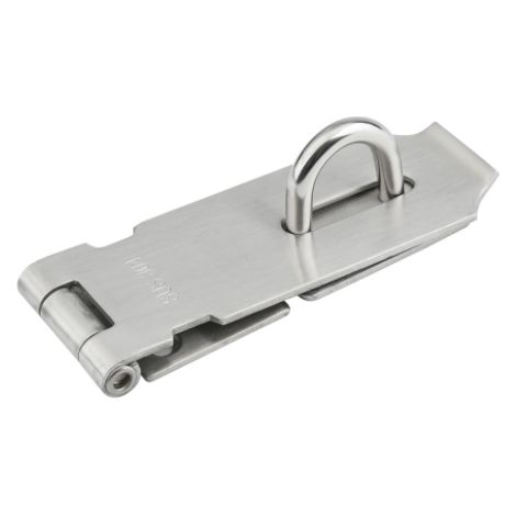 Loquet de porte à moraillon, loquet de sécurité Packlock en acier inoxydable de 12,7 cm (5 pouces), moraillon de porte extra épais avec vis, finition brossée, lot de 2 (12,7 cm)