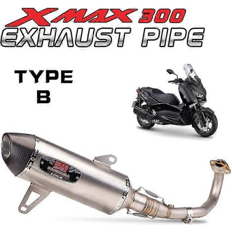 Tubo De Escape De Acero Inoxidable Para Motocicleta, Silenciador De Escape Para Xmax300 250, Xmax 300, X Max250( TYPE-B) (1/5)