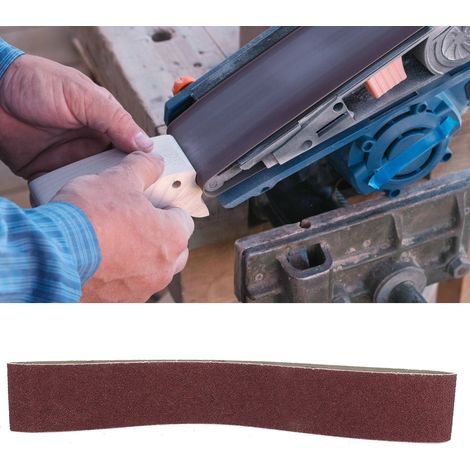 10 Stück 27x2 Zoll Aluminiumoxid-Schleifbänder, 686x50mm Schleifband für Holz und Weichmetall (120) (1/5)